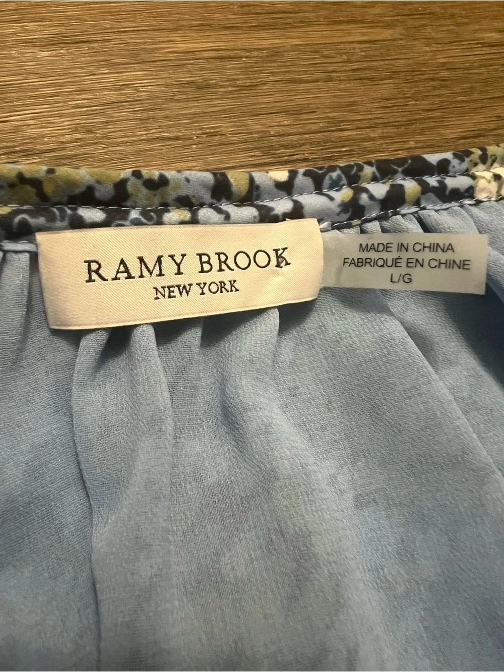 Ramy Brook Brinley Dress Blue Size Large